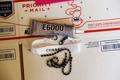 Chanel Ribbon Choker D-I-Y