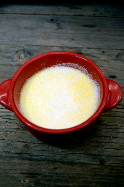 Crème Brûlée top with granulated sugar. Photo Credit: I'mari Avey. Alwaysuttori.com