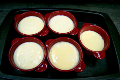 Unbaked Crème Brûlée. Photo Credit: I'mari Avey. Alwaysuttori.com.