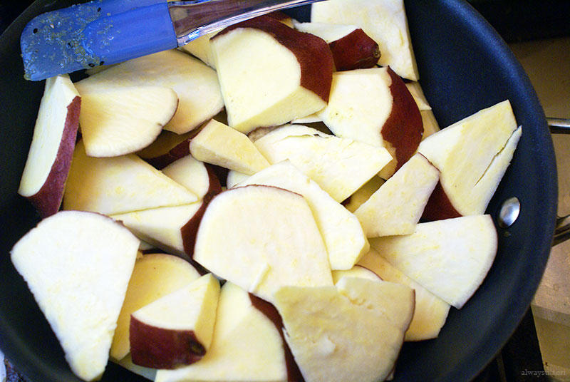 Japanese Candied Sweet Potato Recipe. Photo Credit: I'mari Avey. Alwaysuttori.com.