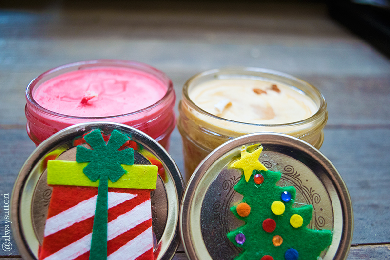 Crafty Candles. Photo Credit: Mechelle Avey. Introvert Life: 4 Quick and Easy DIY Gifts. Alwaysuttori.com