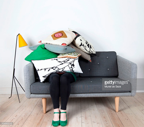 Woman Buried Under Pillow. Photo Credit: Muriel de Seze - 538883013. gettyimages.com. INTJ Mastermind: A Theory of States. Alwaysuttori.com.